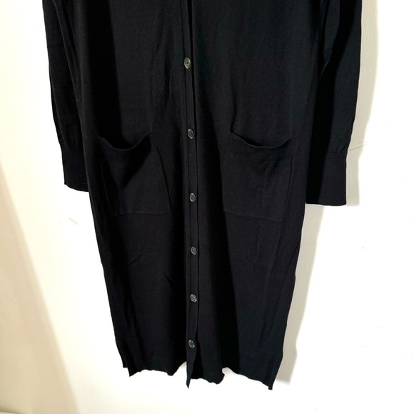 Nordstrom Signature Cashmere Duster Cardigan Sweater Button Up Womens Medium - Picture 6 of 9